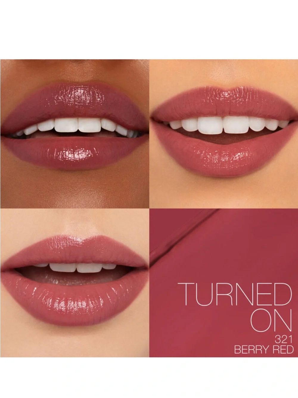 NARS Afterglow Sensual Shine Lipstick-turned on